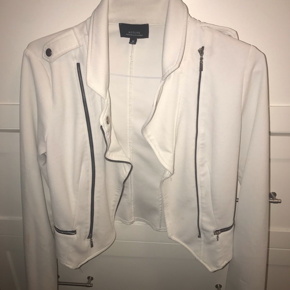 White Polyester Jacket - Picture 4 of 5